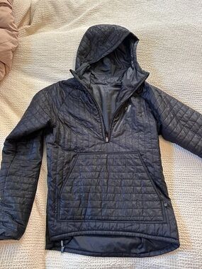Burton Black Quilted Hooded Ski Jacket